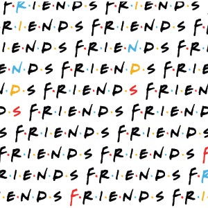 Warner Bros FRIENDS Pattern Wii (Includes 1 Controller) Skin
